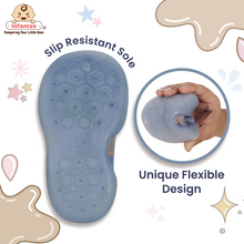 Polka Dot Anti-Skid Cotton Socks Shoes with Rubber Sole for Walking Babies & Toddlers (6-24 Months)