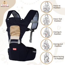 Infantso Baby Carrier Positions: Face-In, Face-Out, Back-Facing - Versatile Carrying Options for Comfort and Bonding