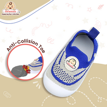 Knit Kicks Anti-Skid Cotton Socks Shoes with Rubber Sole for Walking Babies & Toddlers (6-24 Months)
