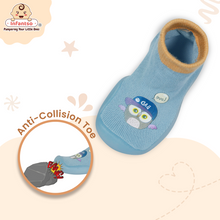 Cuddle Creatures Anti-Skid Cotton Socks Shoes with Rubber Sole for Walking Babies & Toddlers (6-24 Months)