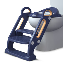 Potty Toilet Training Seat with Ladder with Step Stool for Baby Kids & Splash Guard Age: 18 months to 60 months