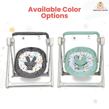 Automatic Swing Rocker with Bluetooth, Remote Control, 5 Speeds, Music, Timer, Mosquito Net & Toy Bar (0-2 Years), Holds weight upto 15kg