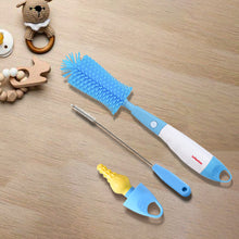 Infantso 3-in-1 Silicone Bottle Cleaning Brush: Deep Clean Baby Bottle, Nipples, and Straws