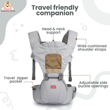 Adjustable Hip Seat Baby Carrier with 4 Carry Positions for 03 to 24 Months