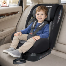Infantso Cruise-On Recliner Car Seat for Kids | 0–12 Years | 0–36 kg | Multi-Position Recline | 5-Level Adjustable Headrest | 3-Point Safety Harness
