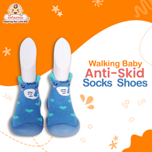 Forest Feet Anti-Skid Cotton Socks Shoes with Rubber Sole for Walking Babies & Toddlers (06-24 Months)
