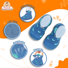 Forest Feet Anti-Skid Cotton Socks Shoes with Rubber Sole for Walking Babies & Toddlers (06-24 Months)