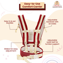 4-Way Ergonomic Baby Carrier: Comfortable, Breathable, & Adjustable for 03-24 Months