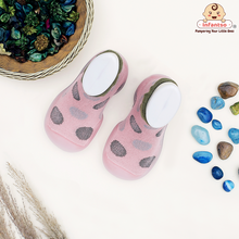Polka Dot Anti-Skid Cotton Socks Shoes with Rubber Sole for Walking Babies & Toddlers (6-24 Months)